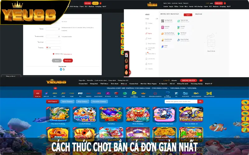 Cách thức chơi bắn cá Yeu88 đơn giản nhất