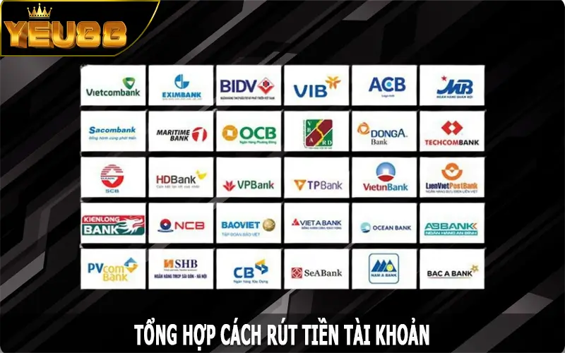 Tổng hợp cách rút tiền Yeu88 với nhiều phương thức khác nhau